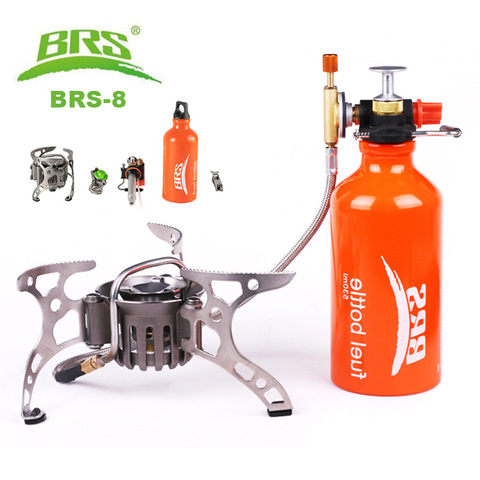 BRS-8/8A Portable Oil Gas Stove Camping Multi-Use Stove Cooking Cooker Multi Fuel Stoves Outdoor Picnic Hiking Gas Stove BRS-8 ► Photo 1/6