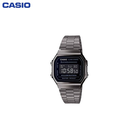 Quartz Wristwatches Casio A168WEGG-1BEF male mens men electronic watch wrist watches accessories on the bracelet ► Photo 1/4