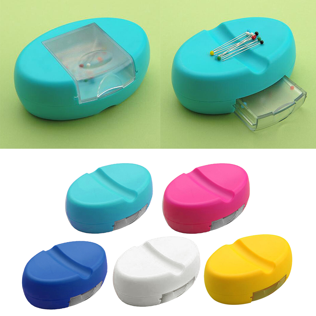 2pcs Square Shape Sewing Needle Storage Boxes with Magnet Sewing Tools  Sewing Supplies