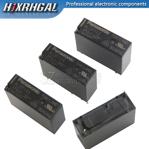 1PCS/LOT Relay ALDP105 ALDP112 ALDP124 ALDP105W ALDP112W ALDP124W 5V 12V 24V 5A 250V DIP4 New and original ► Photo 1/1