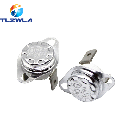 KSD302 16A 250V 40-180 degree Ceramic KSD301 Normally Closed Temperature Switch Thermostat 45 55 60 65 70 75 80 85 ► Photo 1/3