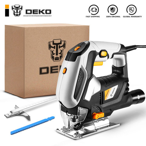 DEKO DKJS65Z5 Jig Saw Variable Speed Electric Saw with 1 Blade/1 Metal Ruler/2 Carbon Brushes, Allen Wrench Jigsaw Power Tools ► Photo 1/6