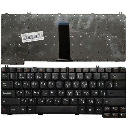 NEW RU laptop Keyboard FOR LENOVO N100 N200 N500 G530 V100 F31 Y330 C466 C467 N220 14001 14002 E23 E42 Y510 E41 Russian keyboard ► Photo 1/5