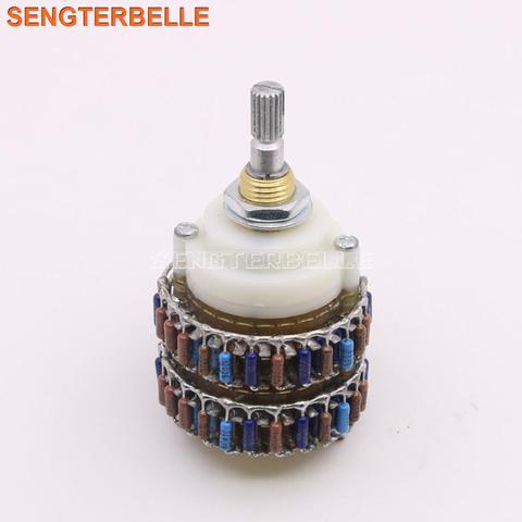 4 × 24 Steps Ladder Type Volume Control Potentiometer 10K 50K 100K 250K Two-channel DALE Resistor Volume Control ► Photo 1/5