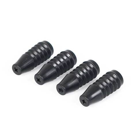 4 pcs Rubber Super Scale Shock Boot Dust Cover for 1/8 RC  Short-Course Truck HONGNOR X3E Kyosho TRX4 46 HOBAO 8SC MT HPI TEAM C ► Photo 1/4