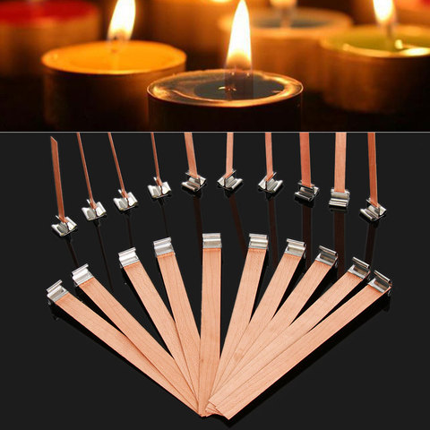 Wooden Candle Wicks Candle Making  Candle Wicks Iron Stand Cores - 10pcs  Wooden - Aliexpress