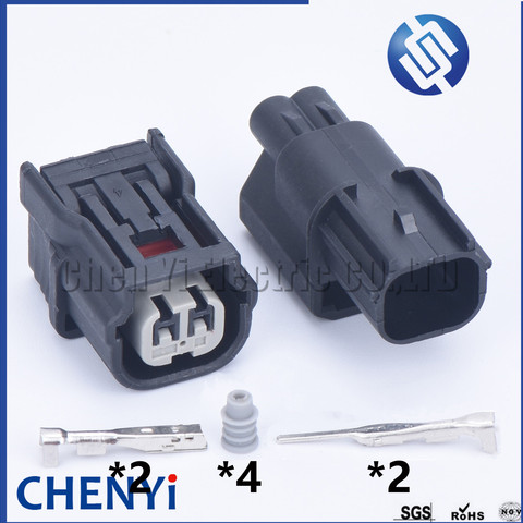 1 set 2 Pin way HV 040 Male Female Auto Connector ABS Sensor Plug Press Switch Ignition Coil For Hondas 6189-7036 6189-6905 ► Photo 1/6