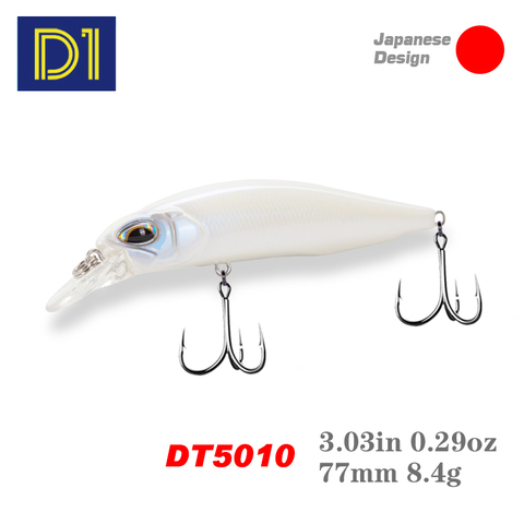 D1 Minnow Fishing Lure 77mm 8.4g  Suspending Wobblers Realis Rozante Sophisticated Jerkbait  DT5010 For Perch Pike ► Photo 1/6