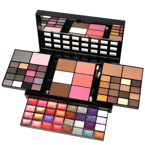 74 Color Beginner Makeup Set Box Makeup Kits For Women Combination Kit Eyeshadow Lipstick Lip Gloss Kits Blush Foundation Makeup ► Photo 1/6