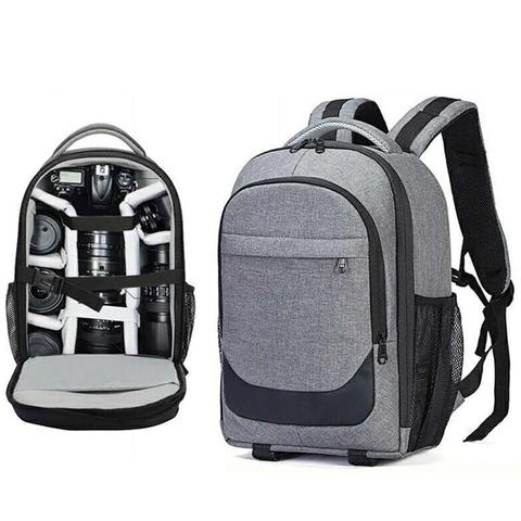 Video Digital DSLR Bag Multi-functional Camera Backpack Waterproof Outdoor Camera Photo Bag Case for Nikon/for Canon ► Photo 1/6