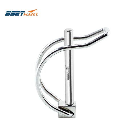 Stainless Steel 316 Quick Lock Release Trailer Towing Coupler Safety Pin Bicycle Stroller Cargo Boat stage leg Hitch Hook Clip ► Photo 1/6