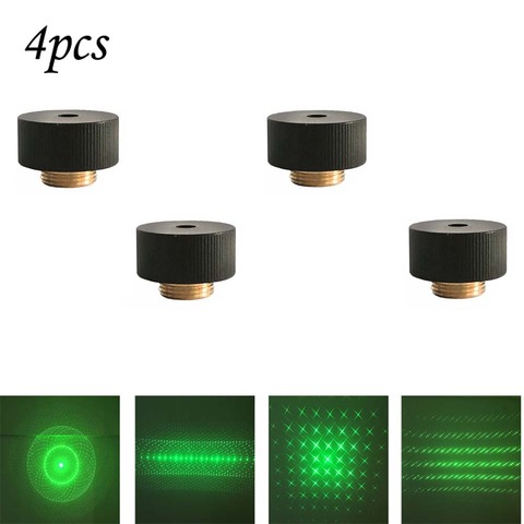 4pcs Green Laser Pointer Star Cap  Lasers 303  Powerful device Adjustable Focus Lazer with Star Cap (Just for laser 303 use) ► Photo 1/6