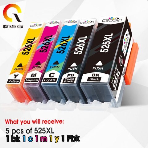 PGI-525 CLI-526 For Canon PGI 525 CLI 526 Ink Cartridge For Canon PIXMA iP4850 MG5150 MG5250 MG6150 MG8150 MG5350 MG6250 MG ► Photo 1/6