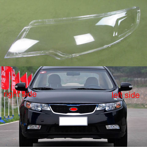 Transparent Lampshade Lamp Shade Front Headlight Shell Headlight Cover Glass Lens For Kia Cerato/Forte  2009 2010 2011 2012 2013 ► Photo 1/6