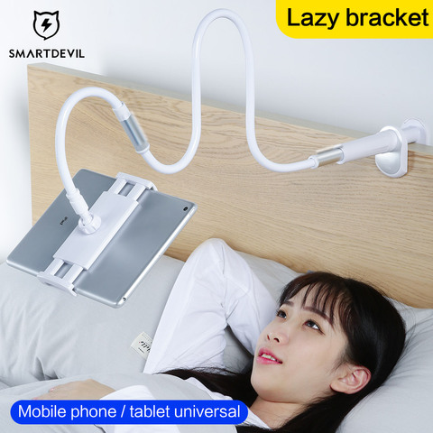 SmartDevil Universal Holder for Phone for iPad Foldable Holder for iPhone 12 Pro Max Bed Bedside Lazy Bracket 360 Clip ► Photo 1/6