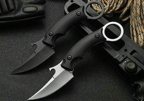 Trskt D2 PICOLOMAKO Tactical knife ,Camping knives Outdoor Rescue Survival knives EDC Tool With K Sheath,Dropshipping ► Photo 1/6