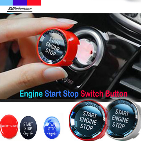 Crystal M Performance For BMW X5 E53 E70 F15 F85 G05 X6 E71 E72 F16 F86 G06 X7 G07 Car Key Engine Start Stop Switch Button Cover ► Photo 1/6