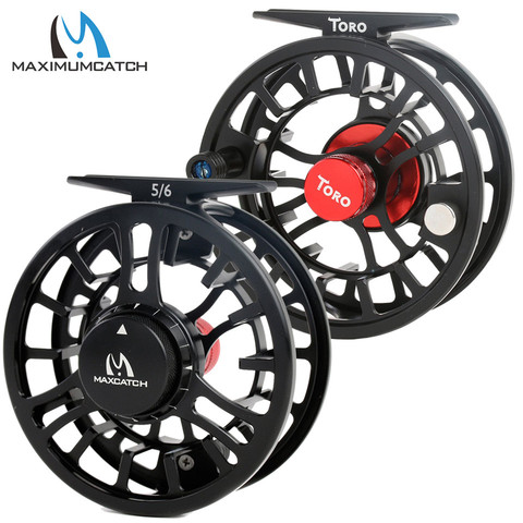 Maximumcatch High Grade TORO Fly Reel 3/4/5/6/7/8WT 6061-T6 Aluminum Green/Blue/Black Color Right Left-Handed Fly Fishing Reel ► Photo 1/6