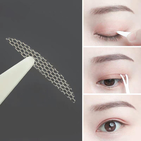 240pcs/5Sheets Gauze Mesh Lace Invisible Double-fold Eyelid Sticker Transparent Invisible Self-adhesive Eyelid Tape Sticker HOT! ► Photo 1/6