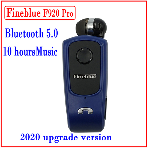 Fineblue F920 Pro Mini Wireless Retractable Portable Bluetooth Headset Calls Remind Vibration Wear Clip Sports Running Earphone ► Photo 1/6