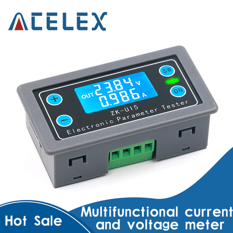 Voltage and current meter power capacity time undervoltage and overvoltage protection battery charge discharge control ► Photo 1/6