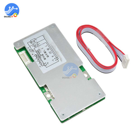 BMS 7S 30A 40A 60A 18650 Lithium Battery Charger Protection Board Module Power Bank Charger Battery Active Balancer ► Photo 1/6