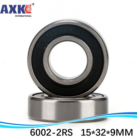 (1pcs) High quality deep groove ball bearing double rubber sealing cover 6002-2RS 15*32*9 mm ► Photo 1/1