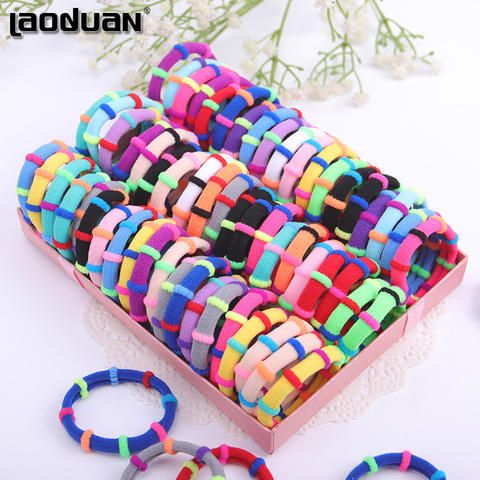 20PCS Colorful Hair Accessories Rubber Headbands Cute Hair Ring Gum for Hair Girls Elastic Hair Bands ► Photo 1/6