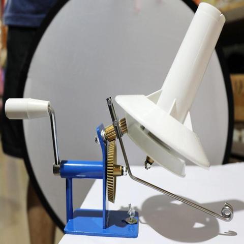 Large Metal Yarn Fiber String Ball Wool Hand Operated Cable Winder Machine Household Winder Holder Winder Fiber ► Photo 1/6