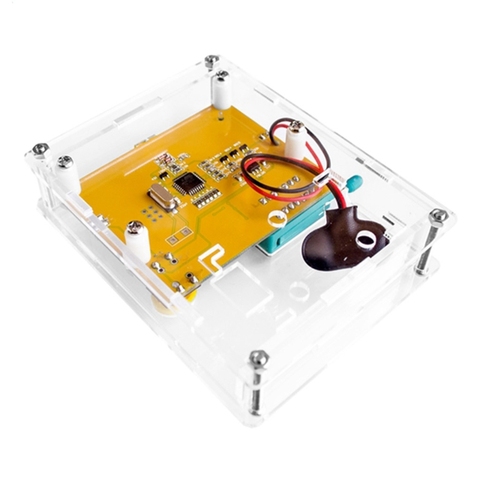 Transparent Acrylic Case Shell Box For LCR-T4 ESR Transistor Tester Capacitance 62KC ► Photo 1/6