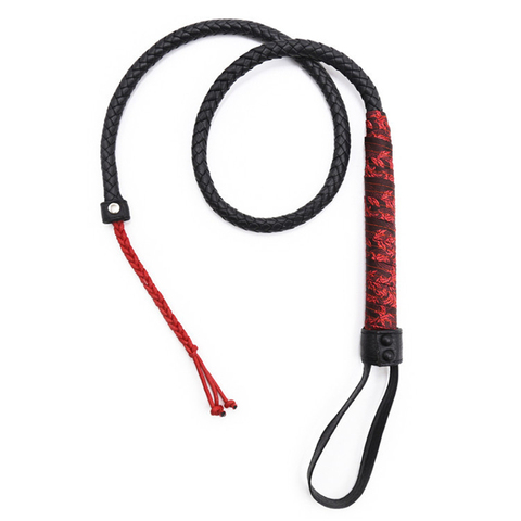 Hand Made Leather Bull Whip 3.5 Foot 8 Plait Leather Whip ► Photo 1/6