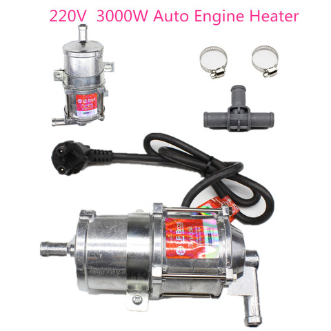 220V 3000W Car Engine Coolant Heater Preheater Not Webasto Eberspacher Motor Heating Preheating Air Parking Heater ► Photo 1/6