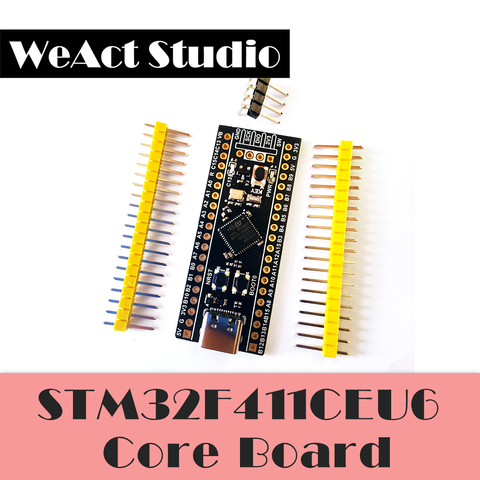 WeAct STM32F411CEU6  STM32F411 V3.0 Development board Micropython PYBoard BlackPill CircuitPython ► Photo 1/6