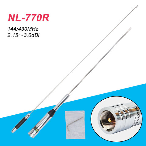 Original Nagoya NL-770R Dual Band VHF/UHF 144/430MHz 3.0/5.5 dBi High Gain Car Radio Mobile/ Car Transceiver Station Antenna ► Photo 1/6