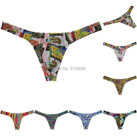 Men's Resplendent T-back Underwear Novel and rare Pouch Bikini Thong Underpants ► Photo 1/6