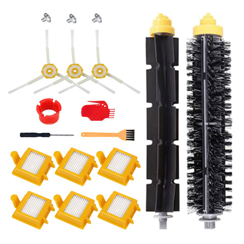 Bristle Beater & Side Brushes & Hepa Filters for iRobot Roomba 700 Series 760 770 780 790 Robot Vacuum Cleaner Part ► Photo 1/6