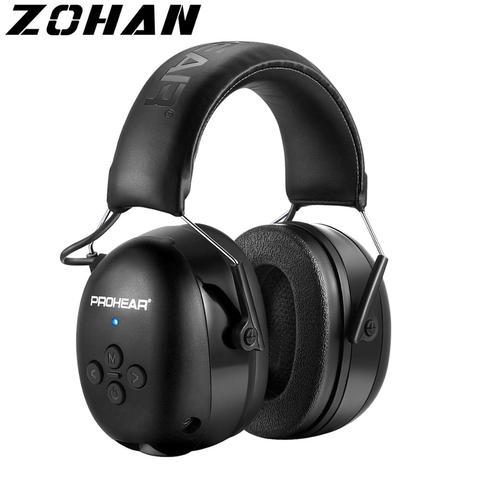 Electronic Headset 5.0 Bluetooth Earmuff Surround Ear Protection Wireless Earphones Noise Canceling Charging for Music Shooting ► Photo 1/6