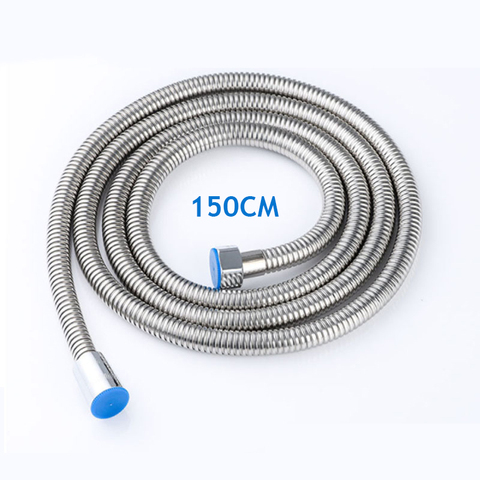 SHAI General Flexible Soft Water Pipe 1.5m Rainfall Common Shower Hose Chrome Plating Shower Pipe Bathroom Accessories ► Photo 1/3
