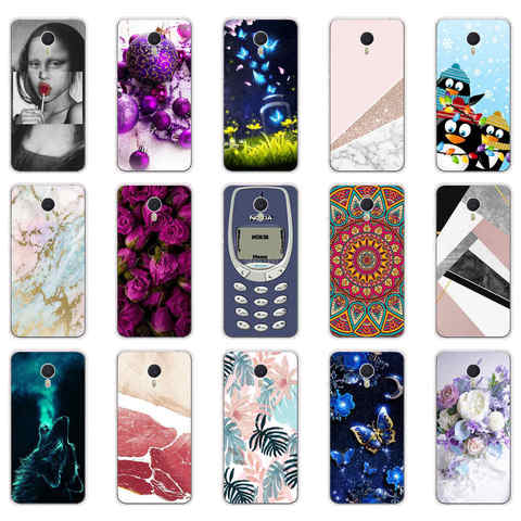 For Meizu M3 Note Case Soft TPU Silicone Cover For Meizu M3 m3s Note Phone Cases Luxury Printed Shell For Meizu M 3 Note  Capa ► Photo 1/6