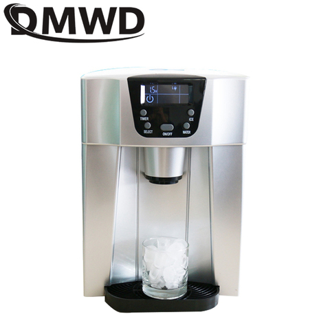 DMWD Electric Ice Maker Automatic Bullet Round Block Ice Cube Making Machine Cold Water Dispenser Icy Drinking Fountain EU Plug ► Photo 1/1