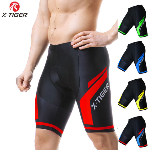 X-Tiger Cycling Underwear Pro 5D Gel Pad Shockproof Cycling Underpant  Upgrade Padded Mountain Bicycle Shorts Bike Underwear