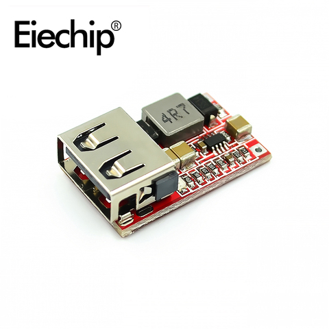 New DC-DC step-down module 6-12V 24V  to 5V 3A for USB mobile phone charging, 97.5% conversion charging module with protection ► Photo 1/2
