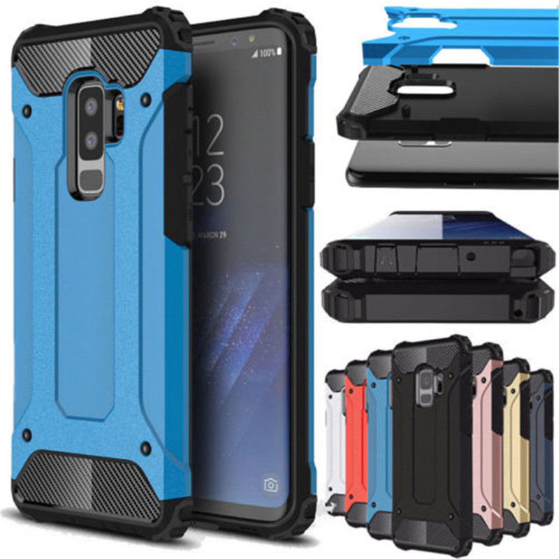 Shockproof Armor Dual Layer PC+TPU Case Cover For Samsung Galaxy A6 Note 9 A8 J7