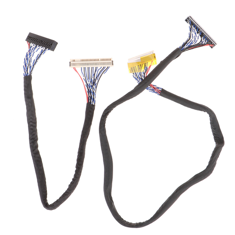 1Pcs Useful LVDS Cable FIX-30P-S6 30pin Double 2 Ch 6-bit Dual 6bit LCD Panel Screen Cable Line High Quality ► Photo 1/1