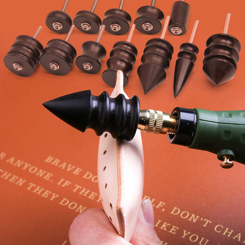 Leather Burnishing Tool,Slicker Pointed Head Leather Tool Set and Leather  Burnisher for Dremel Rotary Tools 