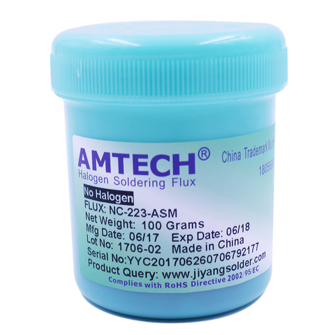 100% Original AMTECH RMA-223-UV 100g SMT / SMD BGA Soldering Solder Flux Paste For PCB Rework Reballing Welding Repair Tools ► Photo 1/6