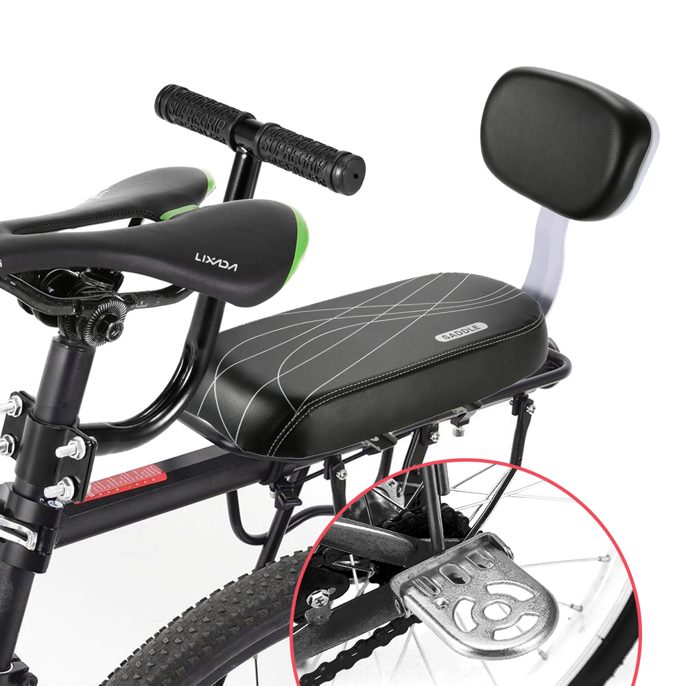 Child Bike Seat Bicycle Front Childrens Kids Safety New Saddle Armrest Handlebar 