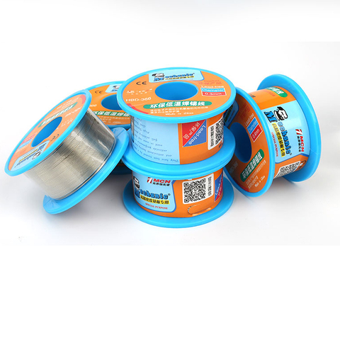 MECHANIC 40/400g 0.3/0.4/0.5/0.6/0.8mm Rosin Core Lead-Free 210℃ Melting Point Solder Wire Welding Flux 1.0-3.0% Iron Cable Reel ► Photo 1/6