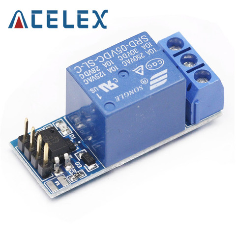 one 1 channel relay module, with optocoupler isolation, fully compatible with 3.3V and 5V Signal, relay control ► Photo 1/6