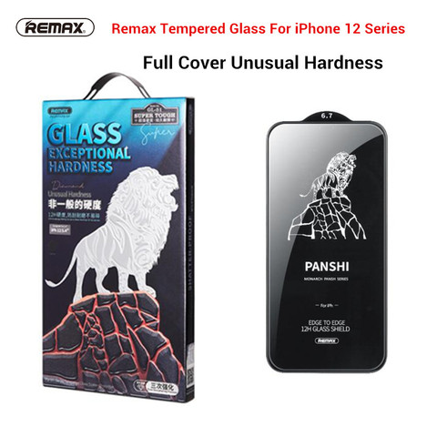 Remax Tempered Glass Full Screen Cover Protector For iphone 11/ 12 12 Mini 12 Pro Pro MAX Antifouling Coating High Definition ► Photo 1/6